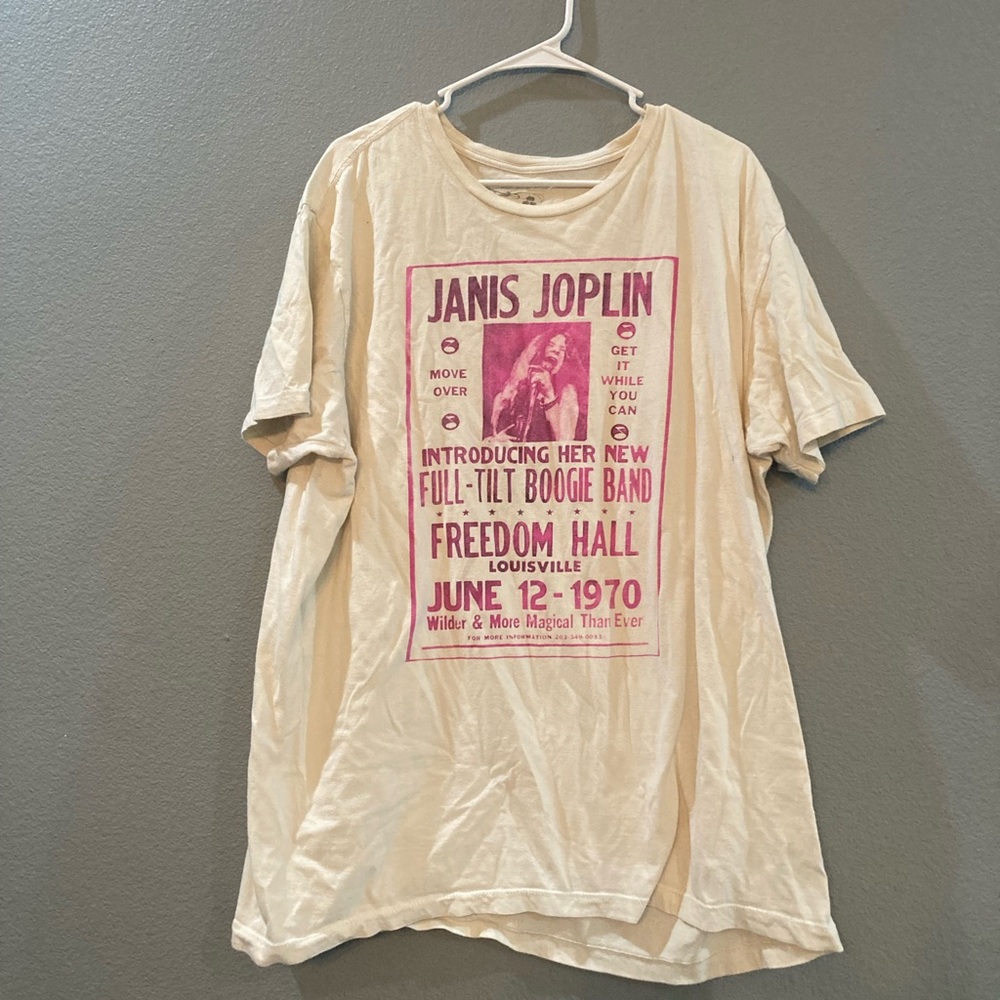 Janis Joplin Tour shirt
